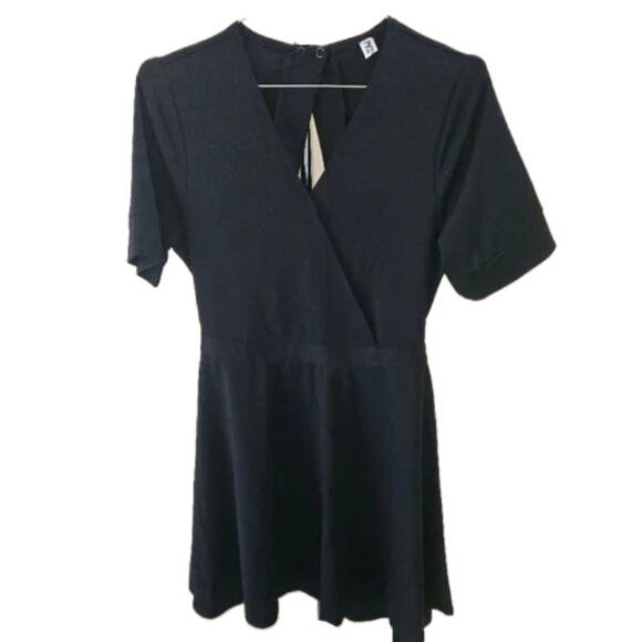 Chen Zhi Black Mini Dress - Picture 1 of 3